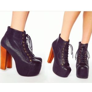 Jeffrey Campbell Lita Platform Lace Up Bootie